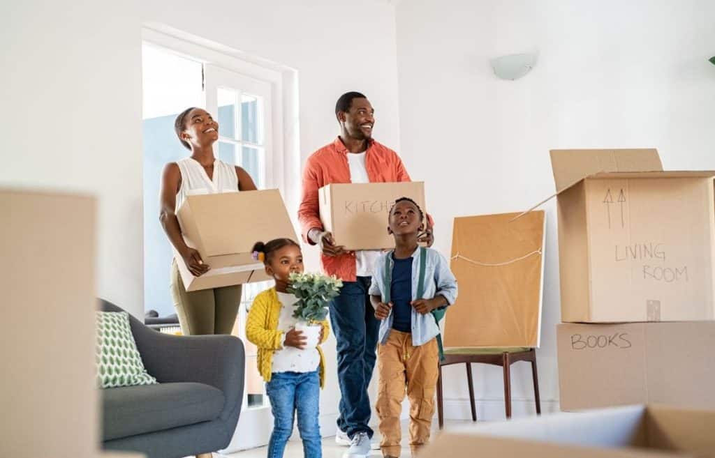 déménagement famille